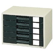 レターケース A4判横型 5段 LC-205H LGY
