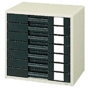 レターケース A4判横型 7段 LC-207H LGY