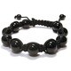 ブレスレット MLB-2-01 シャンバラブレス 12mm ブラックストーン