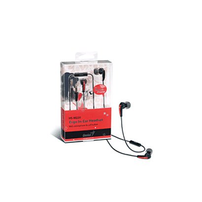 HS-M220RD [Genius Ergo Inear Headset for Mobilephone レッド]