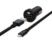 iPhone5対応車載用充電器 1.0A Car Charger ブラック RK-CCF42K