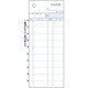 お会計票 ミシン10本入 70×175 2枚複写 3252E