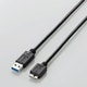 USB3.0ケーブル(A-microB) 0.5m ブラック USB3-AMB05BK