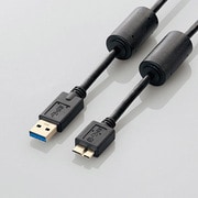 フェライトコア付きUSB3.0ケーブル(A-microB) 2.0m ブラック USB3-AMBF20BK