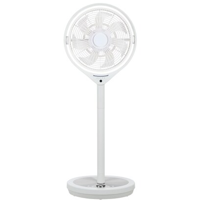 kamomefan　リビングファン 30cm　DCモーター フルリモコン式　ホワイト KAM-LV1302D(WH)