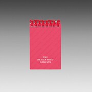 ノートパッドS（横罫） 赤 D7241-3