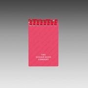 ノートパッドS（方眼罫） 赤 D7251-3