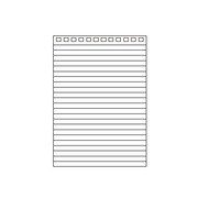 ノートパッドM<専用リーフ> (横罫) D7340