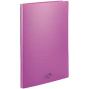 AQUA DROPs クリヤーブック ポケット交換タイプ A4 15枚収容 藤 N5015-10