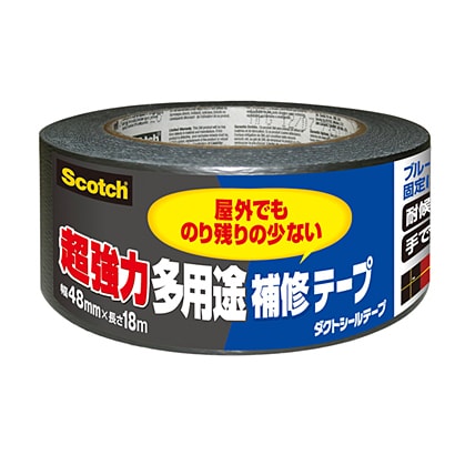 スコッチ 超強力多用途補修テープ ダクトテープ 48×18m DUCT-NR18