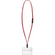 名札セット プロテクト・名刺 赤 1P ナフ-SP180R