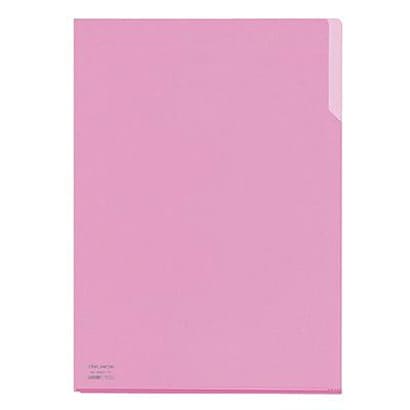 クリヤーホルダー10（テン） PP A4 ピンク フ-T750-8