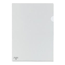 クリヤーホルダー スーパークリヤー10 PP A4 スモーク フ-TC750N-1