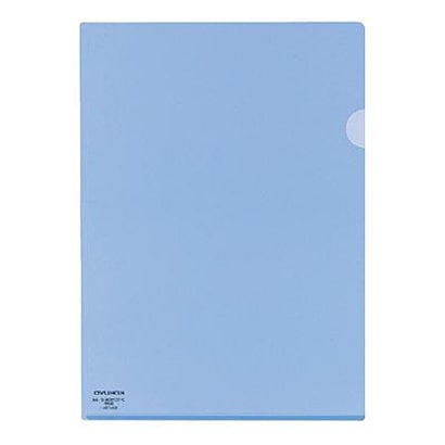クリヤーホルダー スーパークリヤー10 PP A4 スカイブルー フ-TC750N-2
