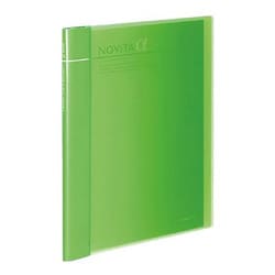 クリヤーブックα<ノビータα>(追加式) A4 24ポケット ライトグリーン ラ-NT24LG