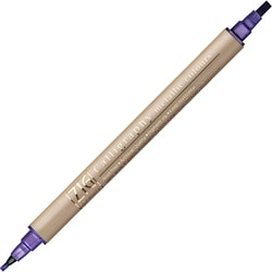 ZIG メモリーシステム カリグラフィー メタリックカラーズ 3.5mm/2.0mm バイオレット MS-8400-124