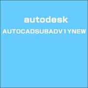 AUTOCADSUBADV1YNEW [ライセンスソフト]