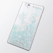 PD-SO02PVT6 [docomo Xperia Z SO-02E用シェルカバー for Girl フラワー グリーン]