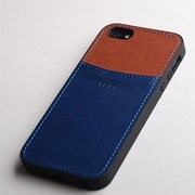 IP5-BP-BN/BL [iPhone SE/5s/5用バンパーケース ブラウン/ブルー]
