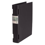 kebaエコライト ポリプロピレン製Wプロングファイル A4 ブラック KEC-552-01