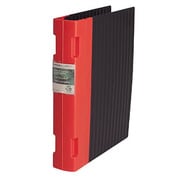 kebaエコライト ポリプロピレン製Wプロングファイル A4 レッド KEC-552-04