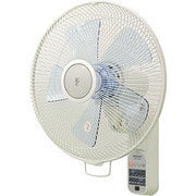 壁掛け扇風機 リモコン付 35cm ホワイト YWX-K35 W