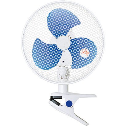 クリップ扇風機 23cm ホワイト YCS-D233 W