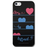 OSSL-I5-119 [iPhone5ケース Love is blind_BK]