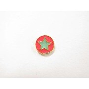 蓄光メタルボタンステッカー スター PK