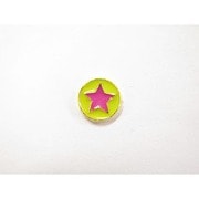 蓄光メタルボタンステッカー スター YE