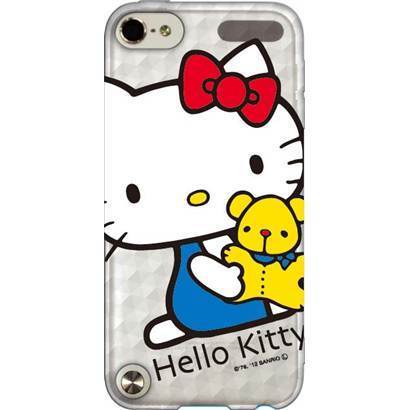 iPod touch 第5世代 ソフトジャケット ハローキティ クリア SAN-180KTA