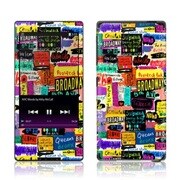 Walkman F800シリーズ スキンシール NYCWords GELASKINS WM-NW-F800-035