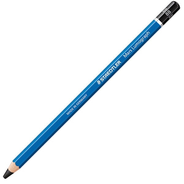 ルモグラフ製図用高級鉛筆 8B 100-8B