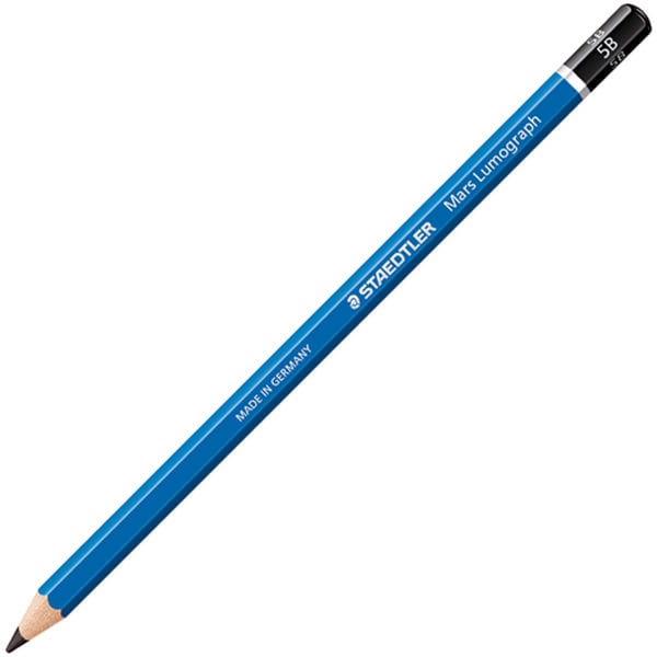 ルモグラフ製図用高級鉛筆 5B 100-5B