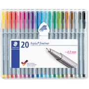 トリプラス ファインライナー 細書きペン 20色セット 334 SB20
