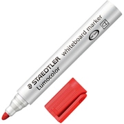 ルモカラー ホワイトボードマーカー 中字丸芯 2mm レッド 351-2
