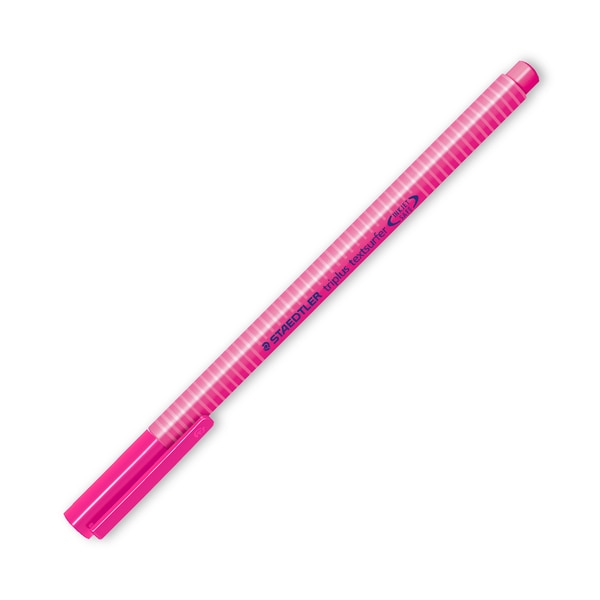 トリプラス テキストサーファー 蛍光ペン 1～4mm ピンク 362-23