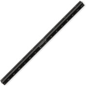 高精度オールアルミ製 三角スケール スリム15cm マットブラック 561 7-9