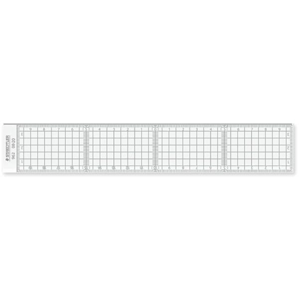 カッティング用 方眼定規 20cm 962 08-20