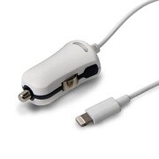 Lightningコネクタ付カーチャージャー BI-LITCARCH/WH