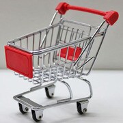 ミニカートストレージバスケット [S レッド]