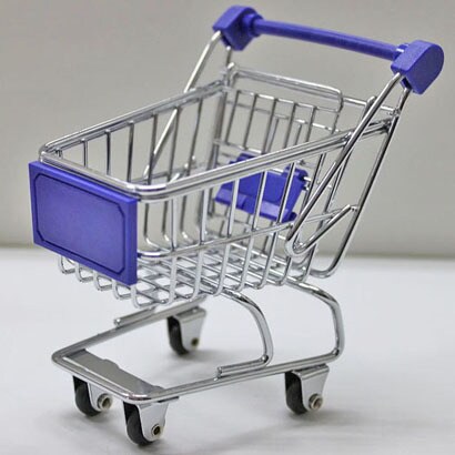ミニカートストレージバスケット [S ブルー]