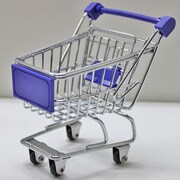 ミニカートストレージバスケット [S ブルー]