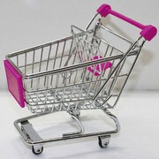 ミニカートストレージバスケット [M ピンク]