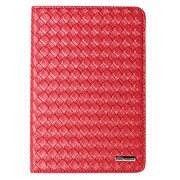 iPad mini用 メッシュレザーケース レッド IP-205-20