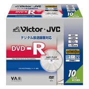 録画用DVD-R 追記型 1-16倍速 片面1層 4.7GB 10枚 シルバーレーベル インクジェットプリンター非対応 VD-R120EQ10