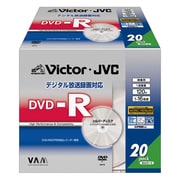 録画用DVD-R 追記型 1-16倍速 片面1層 4.7GB 20枚 シルバーレーベル インクジェットプリンター非対応 VD-R120EQ20