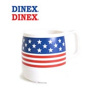 DINEX 8oz. Mug 41HTSS オフホワイト/スター&ストライプ [DINEX クラシック インサレーテッド マグ 240ml スターズ＆ストライプス]