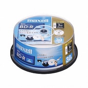 録画用BD-R ひろびろ超美白レーベルディスク 1-4倍 25GB 30枚 スピンドル BR25VFWPB.30SP
