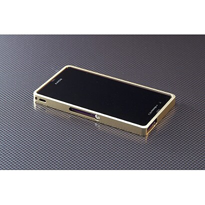 XPZ-Z001G [Xperia Z用ハイブリッドメタルバンパー「SEALED」Z001 シャンパンゴールド]